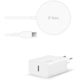 Беспроводное зарядное устройство ttec AirCharger M+ & PD Charger White (2KS30B)