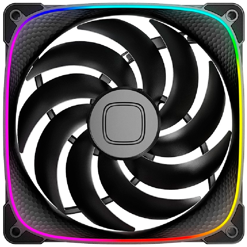 Вентилятор для корпуса Geometric Future Squama 2503B-14 Black (3 шт.) - 1F2503B314000 - фото 2