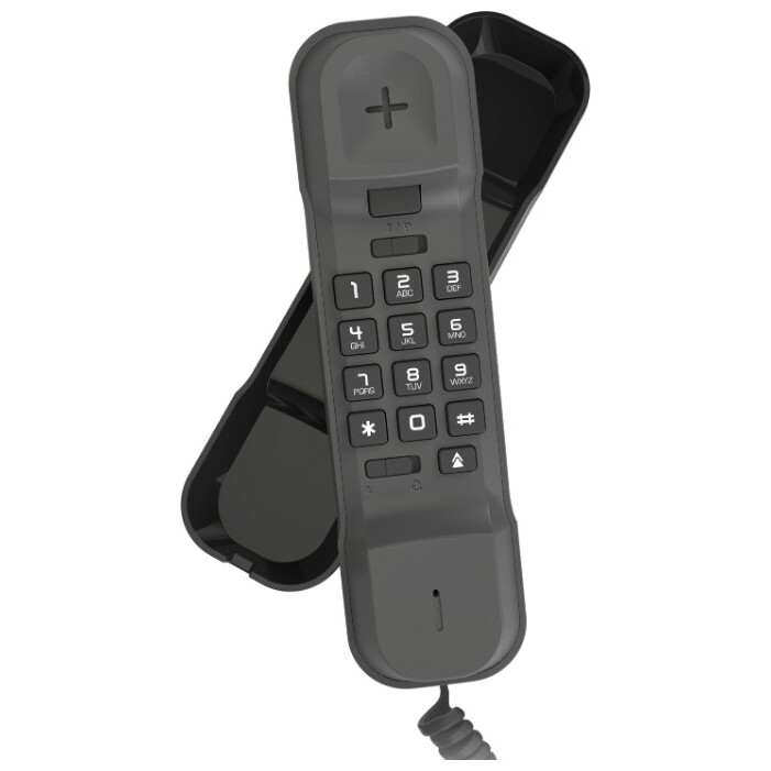 Проводной телефон Alcatel T06 Black - фото 2