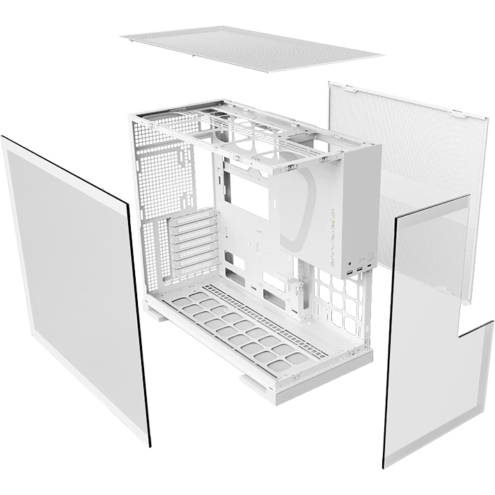 Корпус Geometric Future Model 5 ARGB White - 1AM5WKWT01100 - фото 5