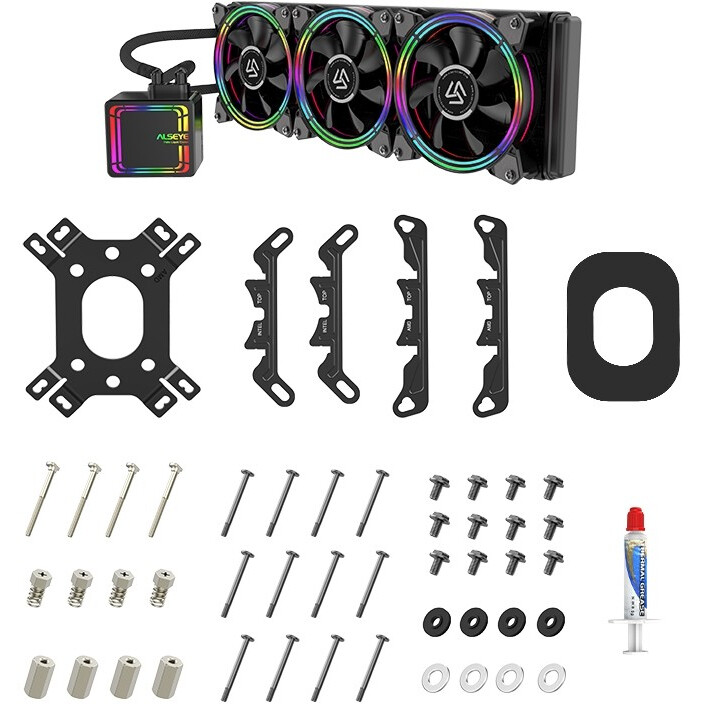 Система жидкостного охлаждения Alseye H360-4.0 - фото 5