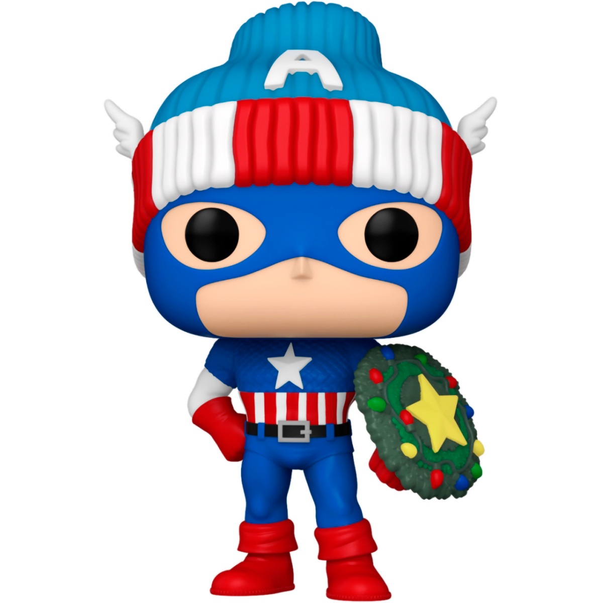 Фигурка Funko POP! Bobble Marvel Holiday S4 Captain America