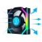 Вентилятор для корпуса Lian Li UNI Fan SL Wireless LCD 120 Black - G99.12SLLCD1W1B.R0 - фото 6