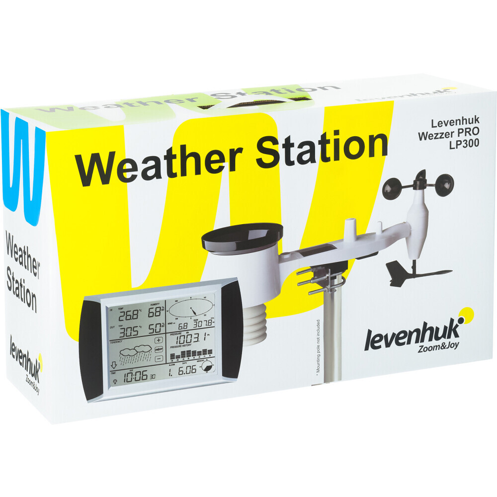 Метеостанция Levenhuk LP300 Silver/Black - 82933 - фото 11