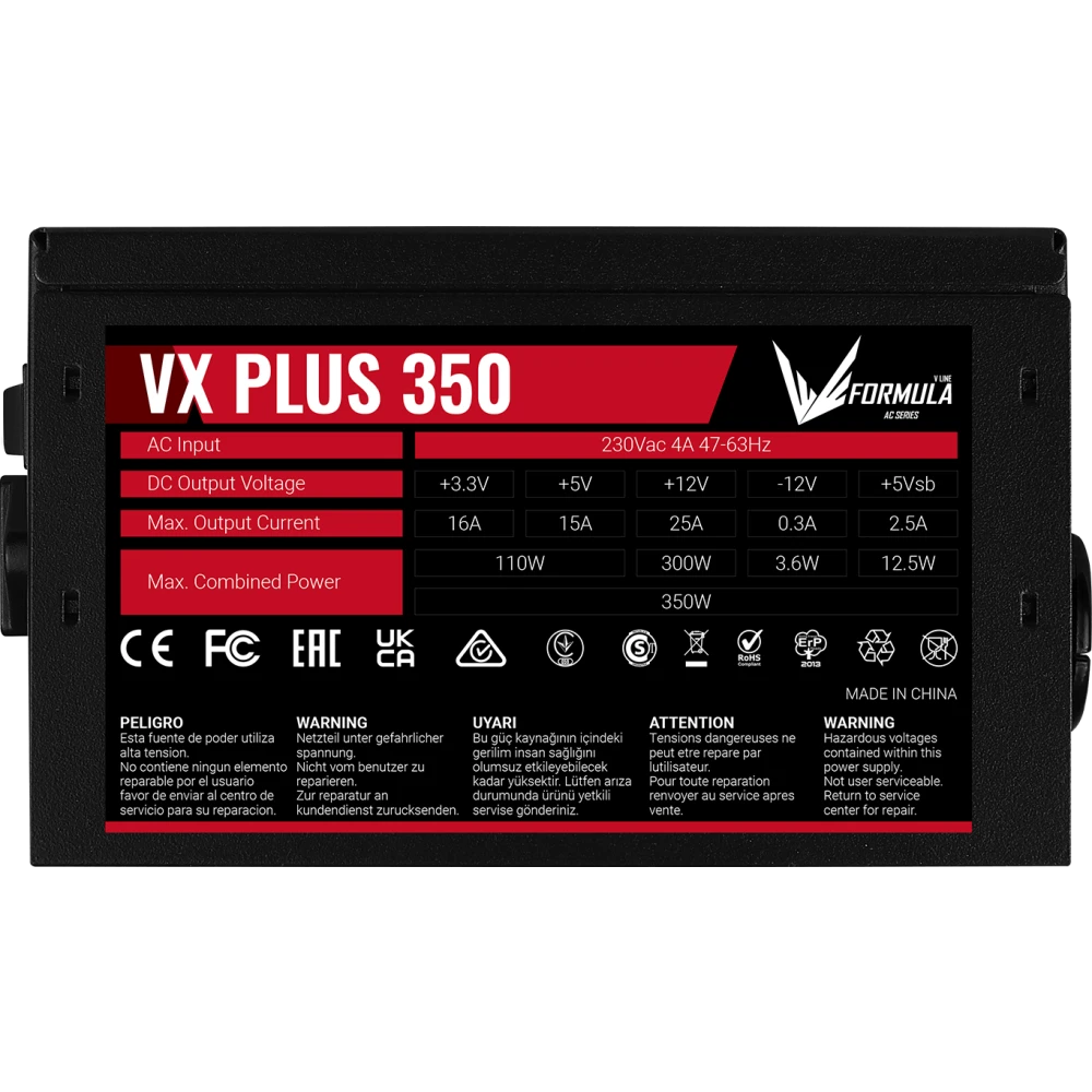Блок питания 350W Formula VX-350 PLUS - фото 5