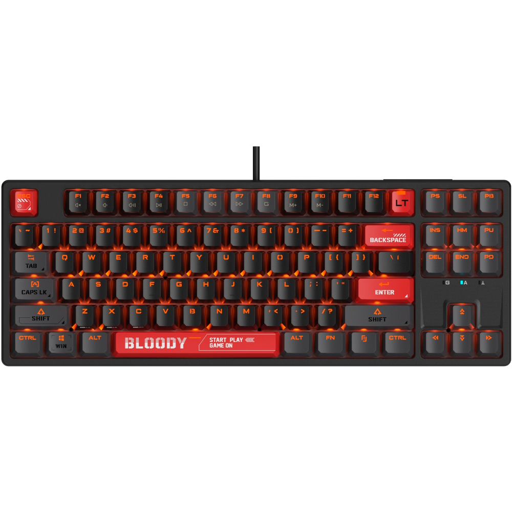 Клавиатура Bloody AT87 Black/Red - фото 4