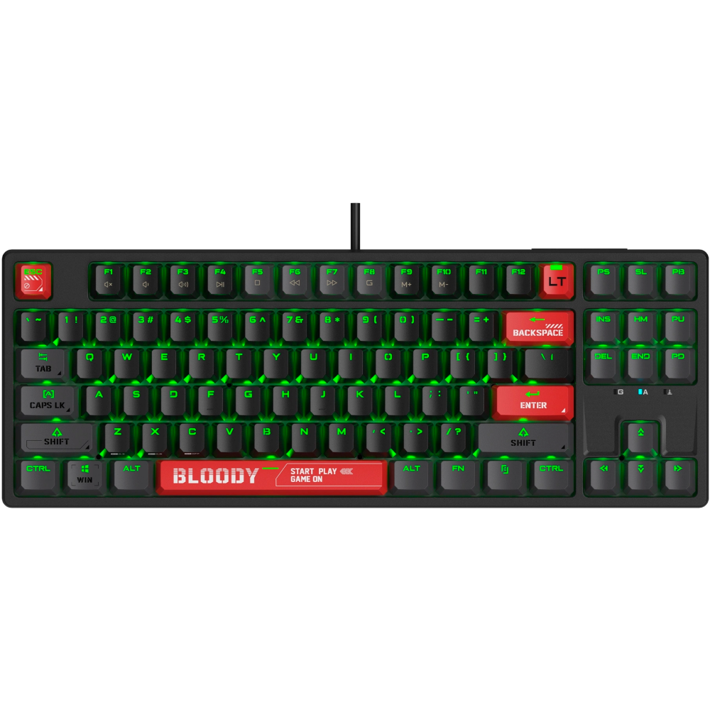 Клавиатура Bloody AT87 Black/Red - фото 5