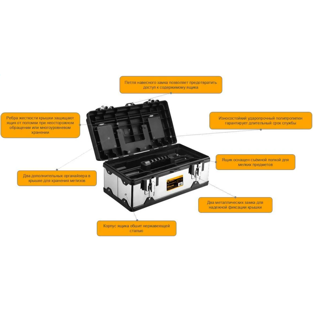 Органайзер для инструментов DEKO Tool box 18M - 085-3002 - фото 4