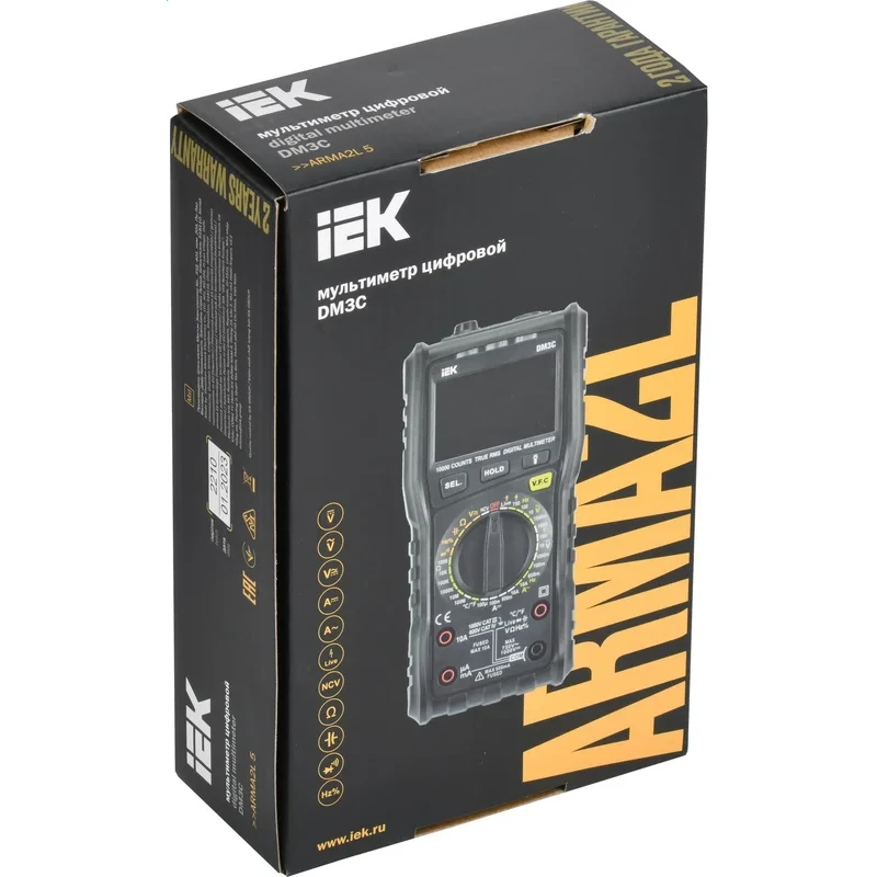 Мультиметр IEK ARMA2L 5 DM3C - A2L5-DM13-03 - фото 2