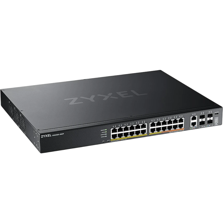Коммутатор (свитч) Zyxel XGS2220-30HP - XGS2220-30HP-EU0101F - фото 2