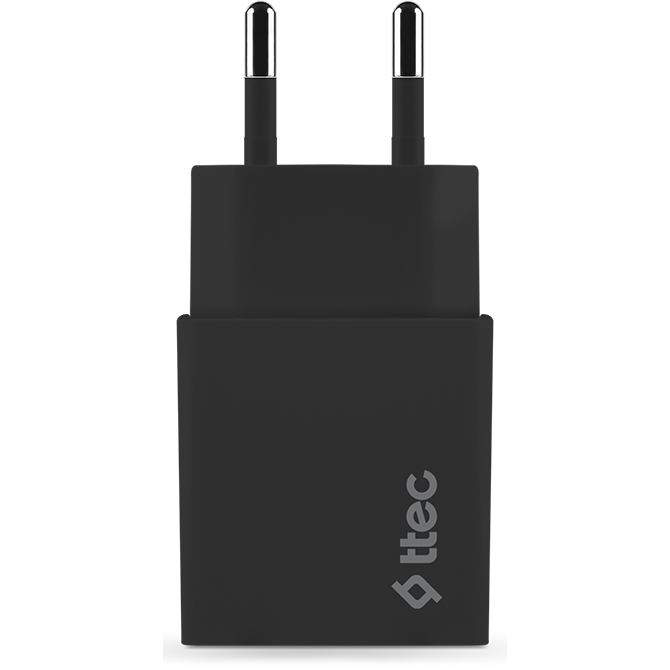 Сетевое зарядное устройство ttec SmartCharger Travel Charger 2.1A Lightning Cable Black - 2SCS20LS - фото 3