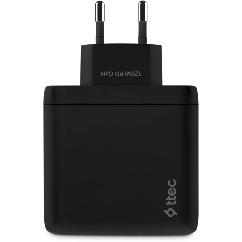 Сетевое зарядное устройство ttec SmartCharger Trio GAN 120W Black - 2SCG04S - фото 3