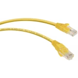 Патч-корд Cabeus PC-UTP-RJ45-Cat.5e-0.3m-YL-LSZH, 0.3м