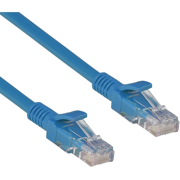 Патч-корд ExeGate UTP-RJ45-RJ45-C6-1M-BL, 1м