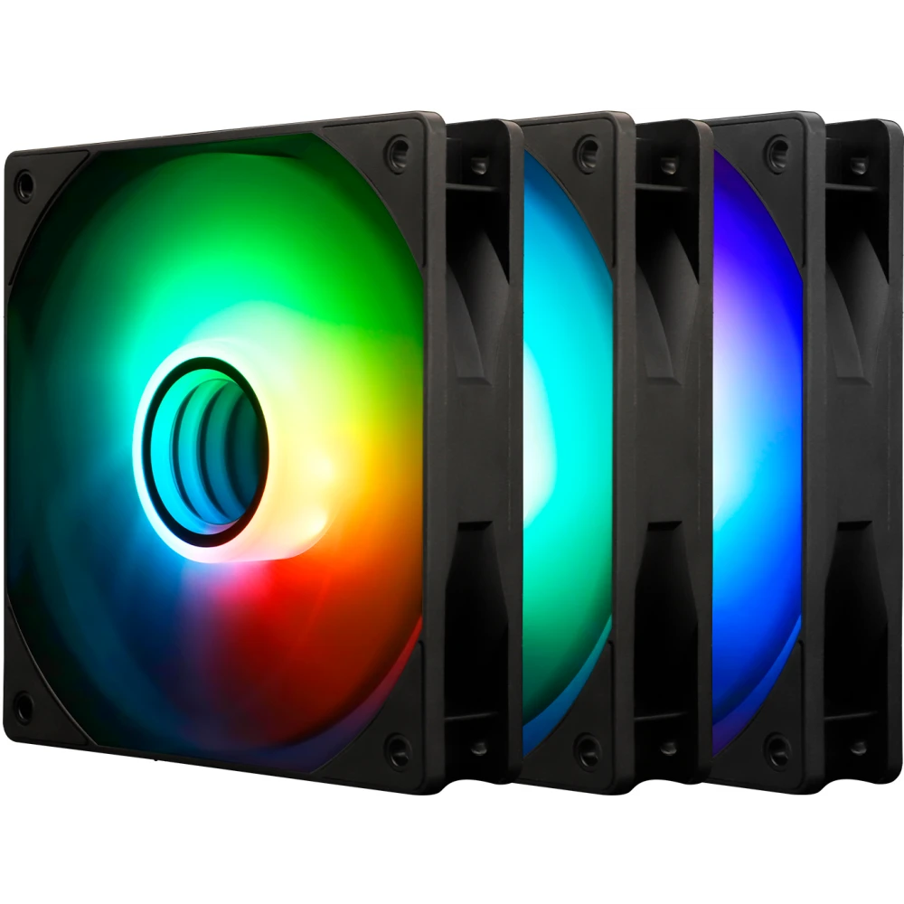 Вентилятор для корпуса Thermalright TL-C12B-S V3 (3 шт.) - TRTLC12BSV3.3P - фото 2