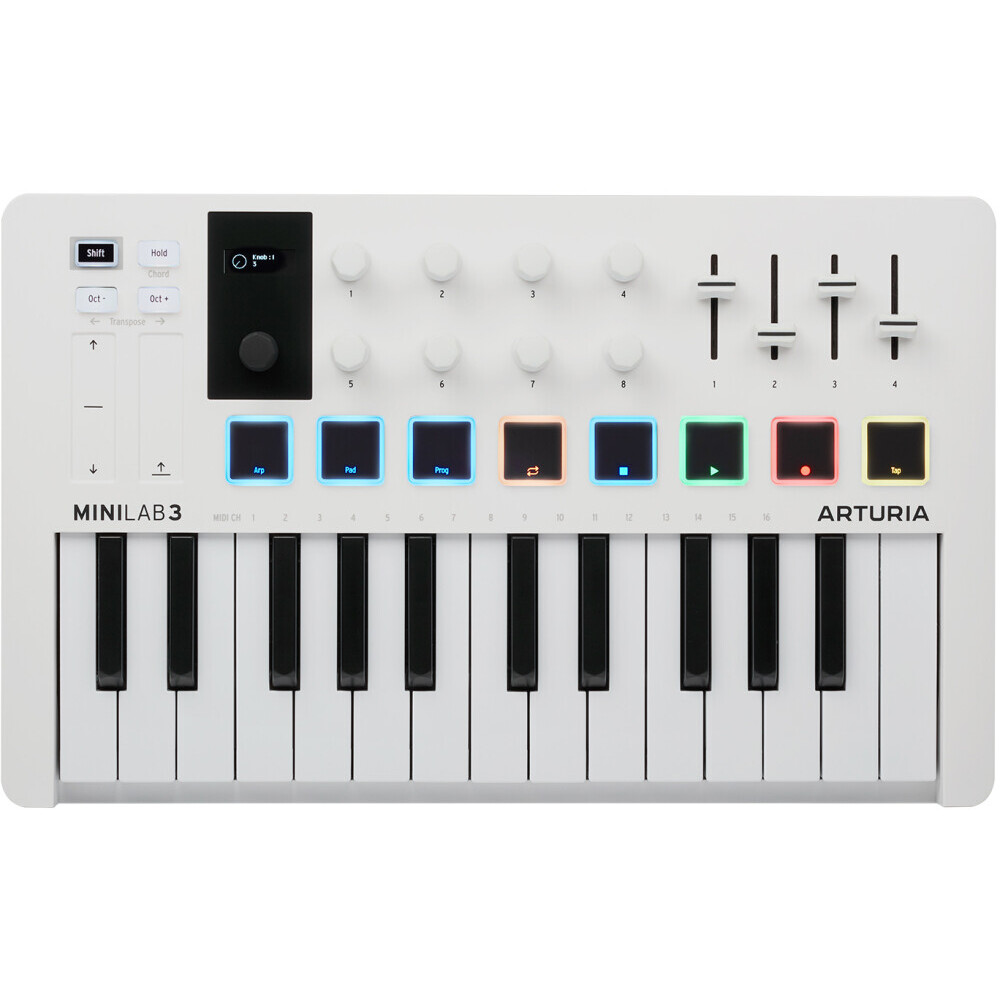 MIDI-клавиатура Arturia MiniLAB 3 White Edition