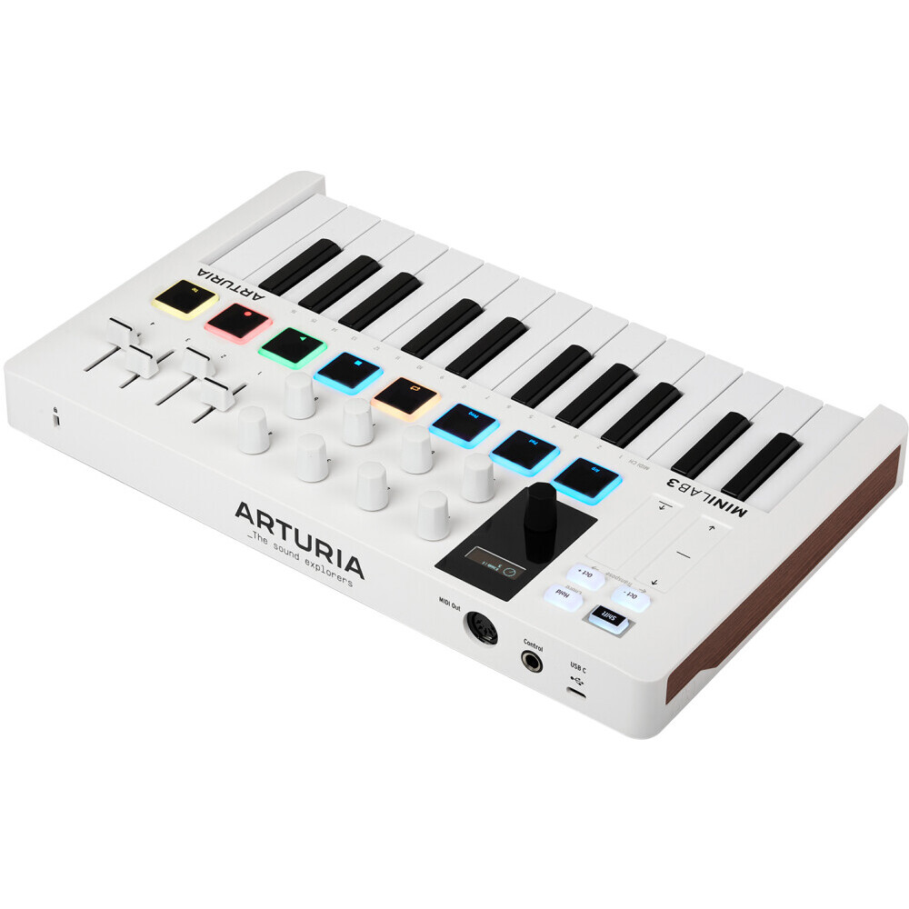 MIDI-клавиатура Arturia MiniLAB 3 White Edition - 231501 - фото 3