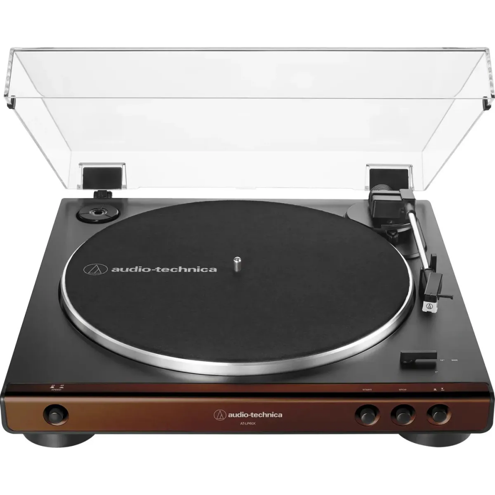 Виниловый проигрыватель Audio-Technica AT-LP60X Brown
