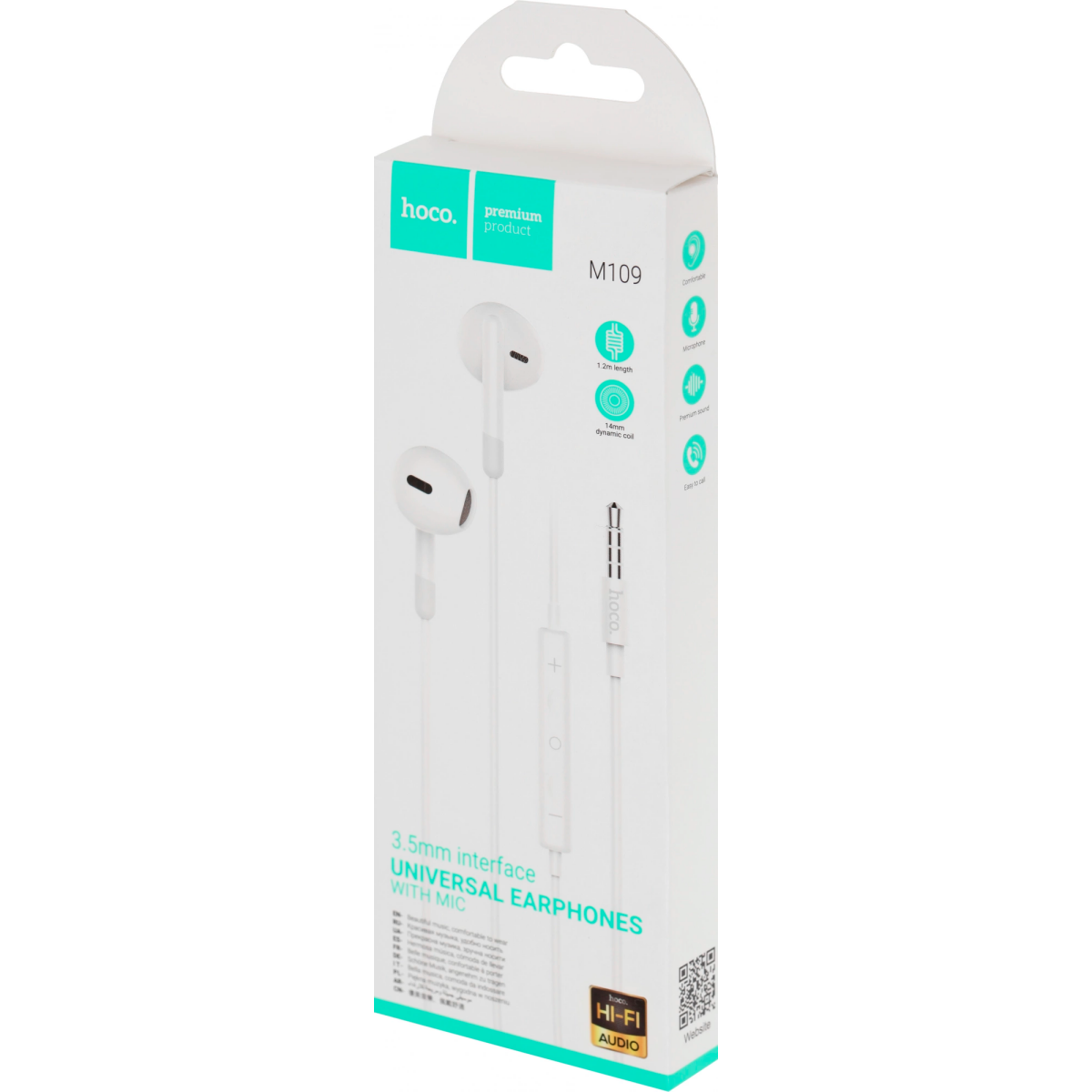 Гарнитура HOCO M109 White (HC-00224) - фото 7