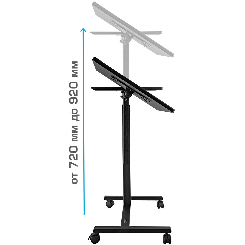 Мобильная стойка Kromax OMEGA-10 Black - фото 3