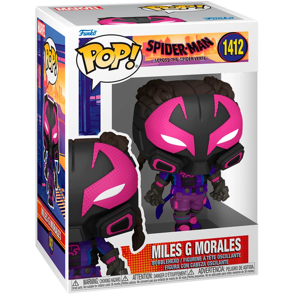 Фигурка Funko POP! Bobble Marvel Spider-Man ATSV S2 Miles G Morales - 82650 - фото 2