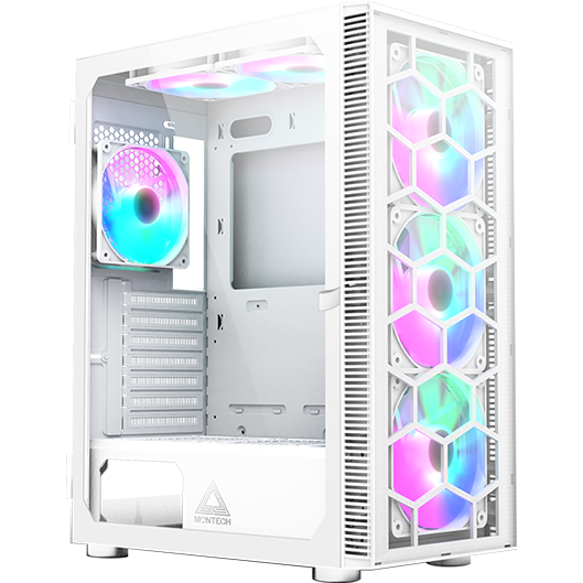 Корпус MONTECH X3 GLASS White