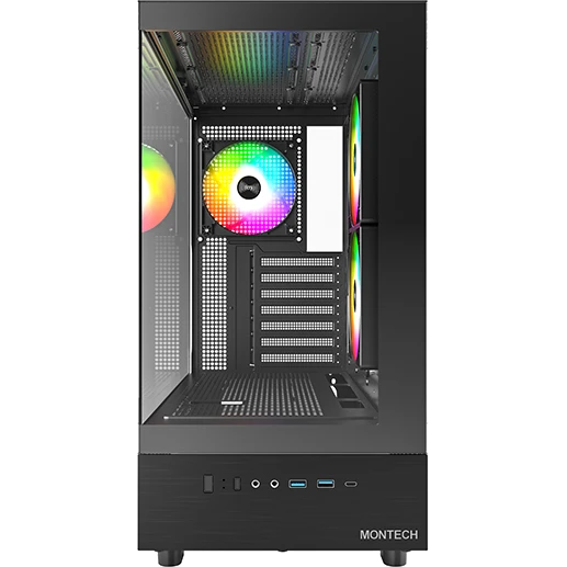 Корпус MONTECH XR Black - XR BL - фото 2