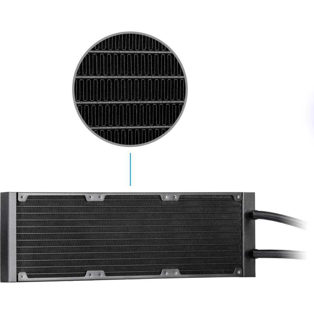 Система жидкостного охлаждения Chieftec Iceberg 240 - CLC-240-RGB - фото 5