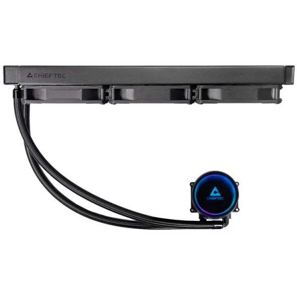 Система жидкостного охлаждения Chieftec Iceberg 360 Dark - CLC-360-BLK - фото 2