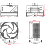Кулер ID-COOLING FROZN A410 SE ARGB