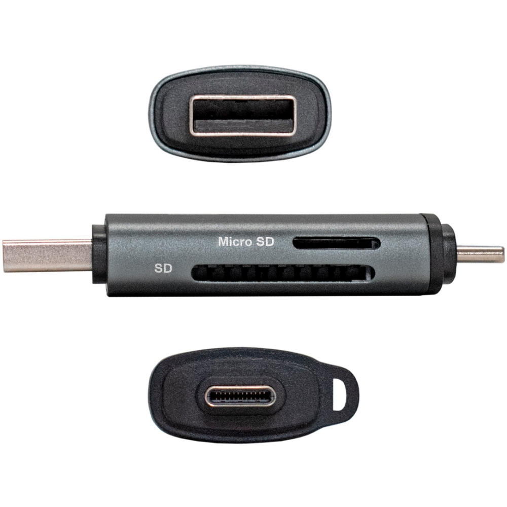 Кардридер ExeGate CR-201CA Grey - EX297630RUS - фото 3