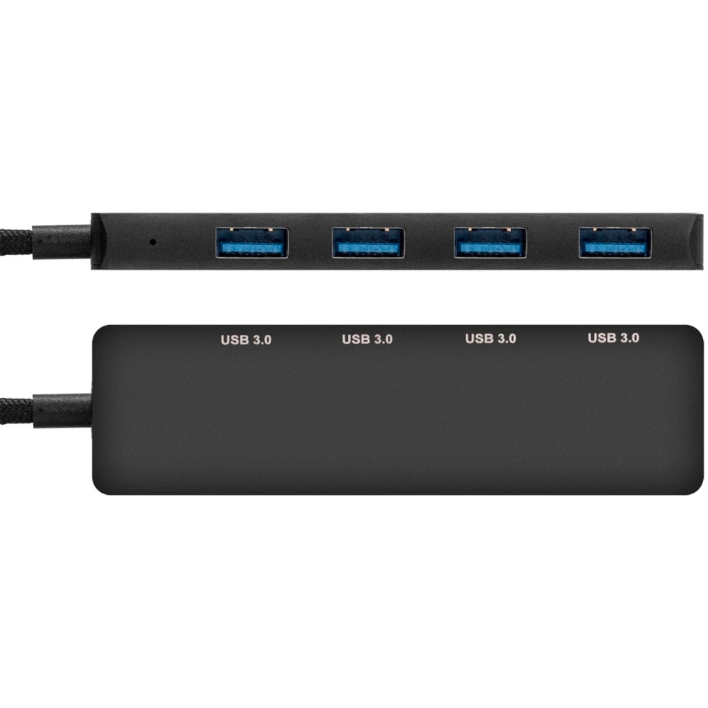 USB-концентратор ExeGate DUB-4C/3 Black - EX297631RUS - фото 2