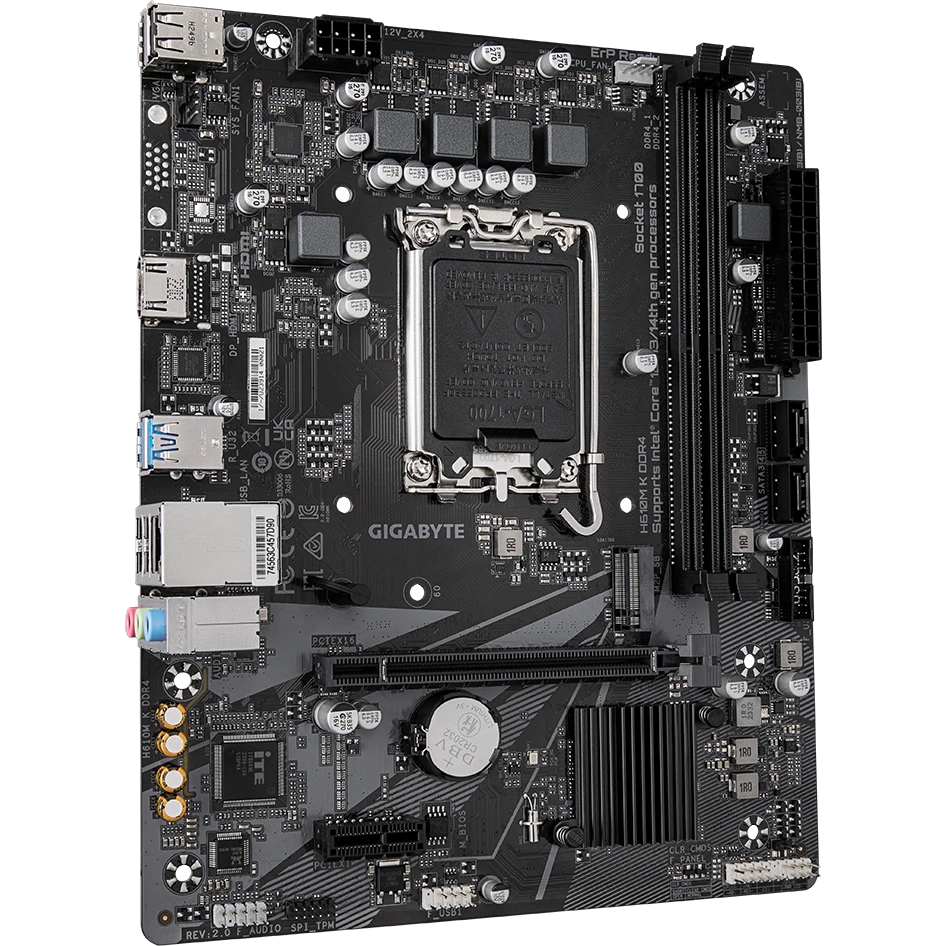 Материнская плата Gigabyte H610M K DDR4 (rev. 2.0) - H610M K DDR4 2.0 - фото 2