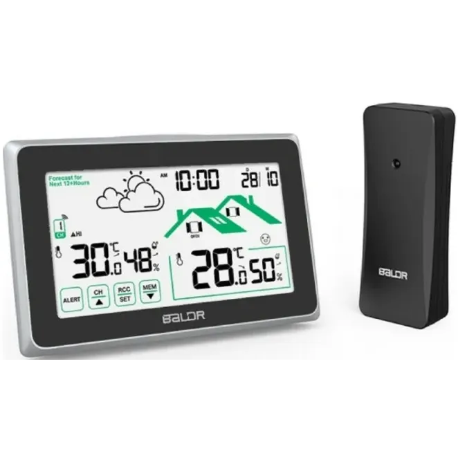 Метеостанция BALDR B0340ST2H2R-V8 Black