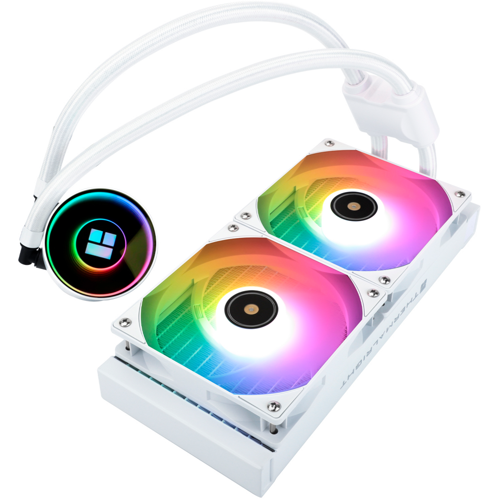 Система жидкостного охлаждения Thermalright Frozen Notte 240 White ARGB V2 - F-NOTTE-240-WH-ARGB-V2 - фото 4
