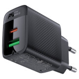 Сетевое зарядное устройство ACEFAST A78 Black (AF-A78-BK)