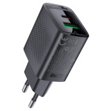 Сетевое зарядное устройство ACEFAST A78 Black (AF-A78-BK)