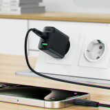 Сетевое зарядное устройство ACEFAST A78 Black (AF-A78-BK)
