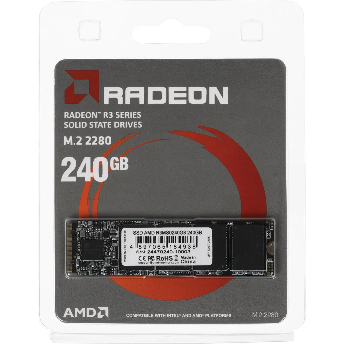 Накопитель SSD 240Gb AMD R3 Series (R3MS0240G8) - фото 3
