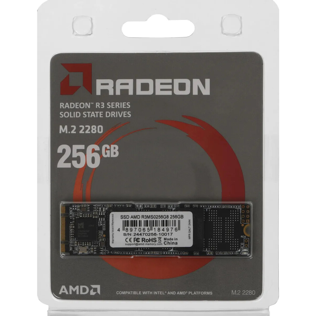 Накопитель SSD 256Gb AMD R3 Series (R3MS0256G8) - фото 3