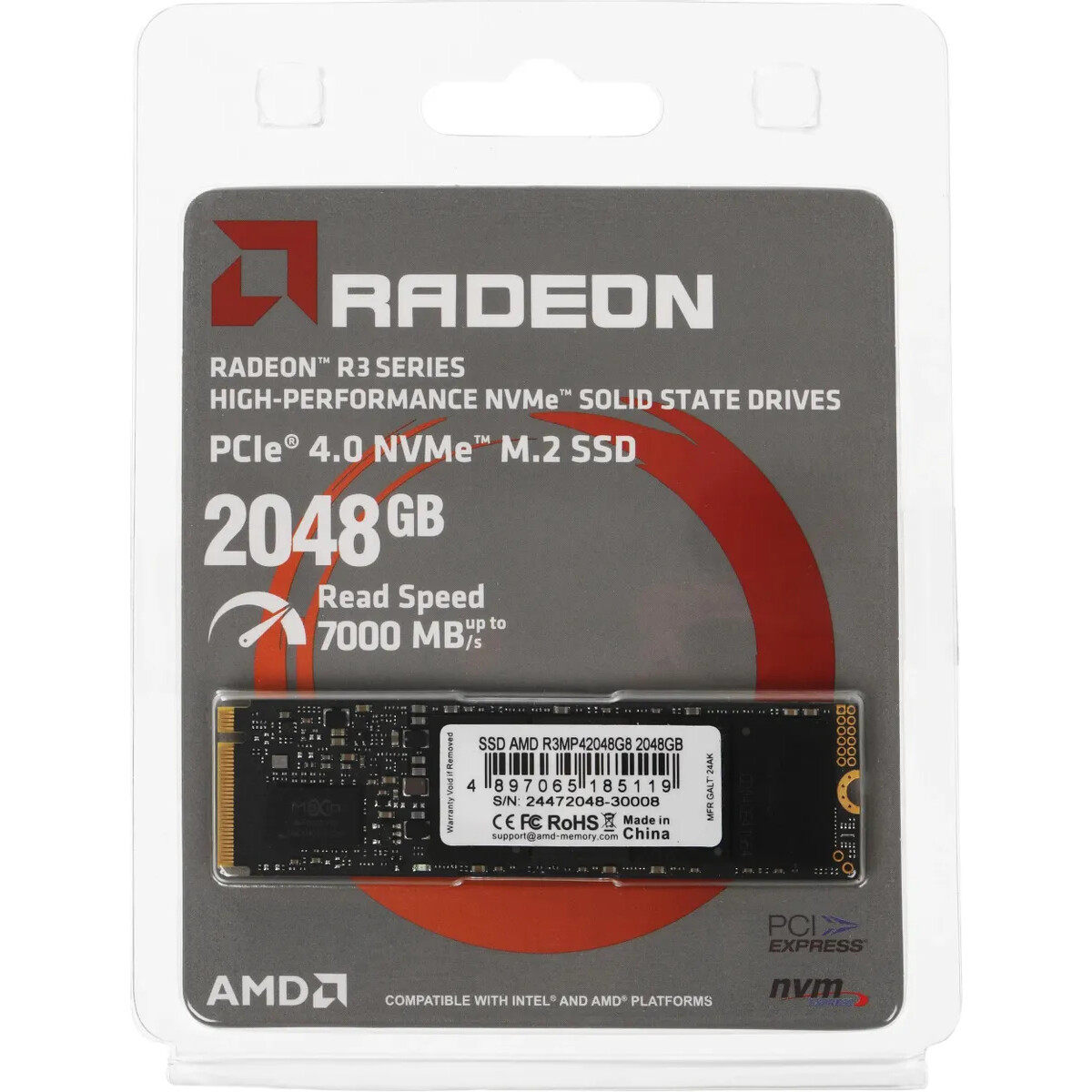 Накопитель SSD 2Tb AMD R3 Series (R3MP42048G8) - фото 3