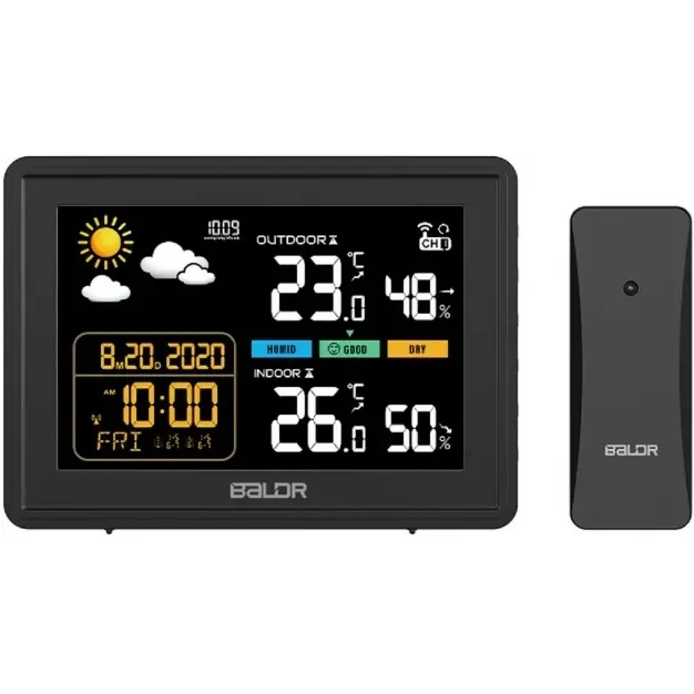 Метеостанция BALDR B0359WST2H2PR Black