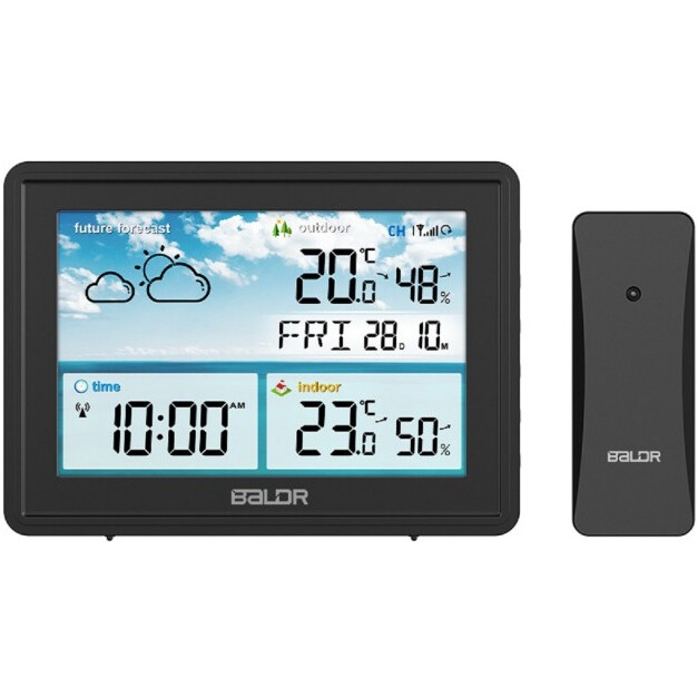 Метеостанция BALDR B0359WST2H2R Black