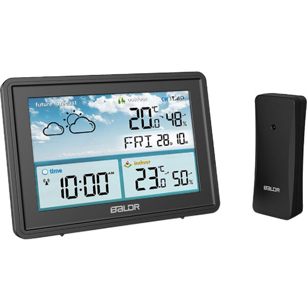 Метеостанция BALDR B0359WST2H2R Black - B0359WST2H2R-BLACK - фото 2