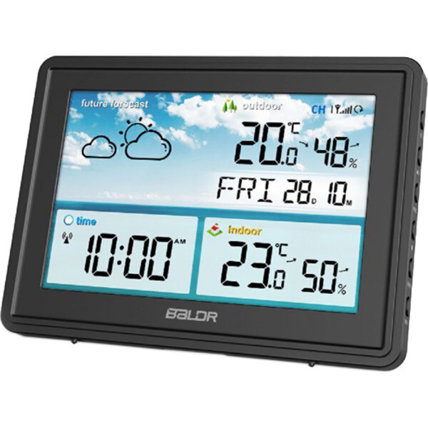 Метеостанция BALDR B0359WST2H2R Black - B0359WST2H2R-BLACK - фото 4