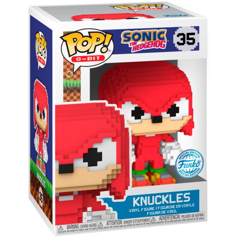 Фигурка Funko POP! 8-Bit Sonic the Hedgehog Knuckles - 83034 - фото 2