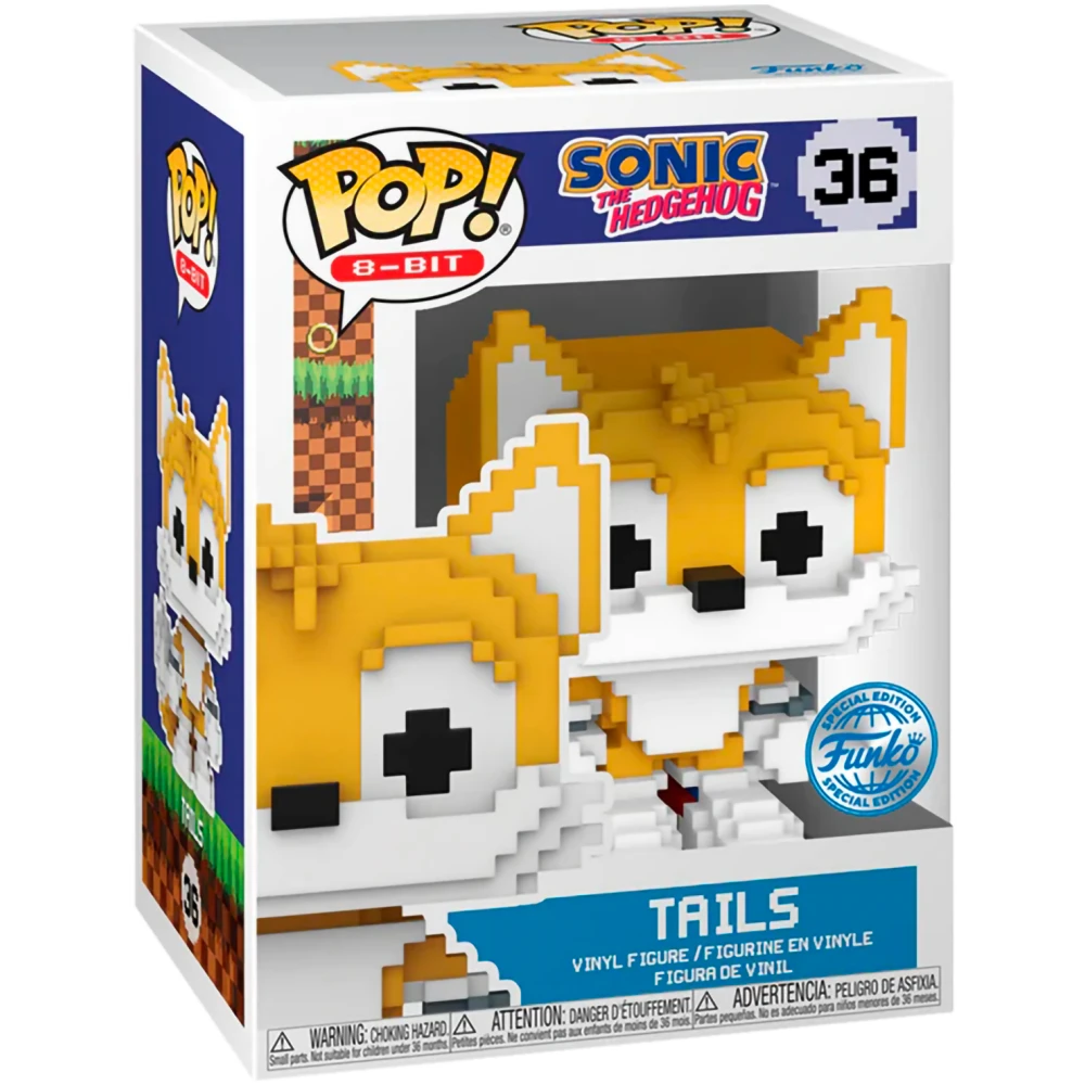 Фигурка Funko POP! 8-Bit Sonic the Hedgehog Tails - 83036 - фото 2