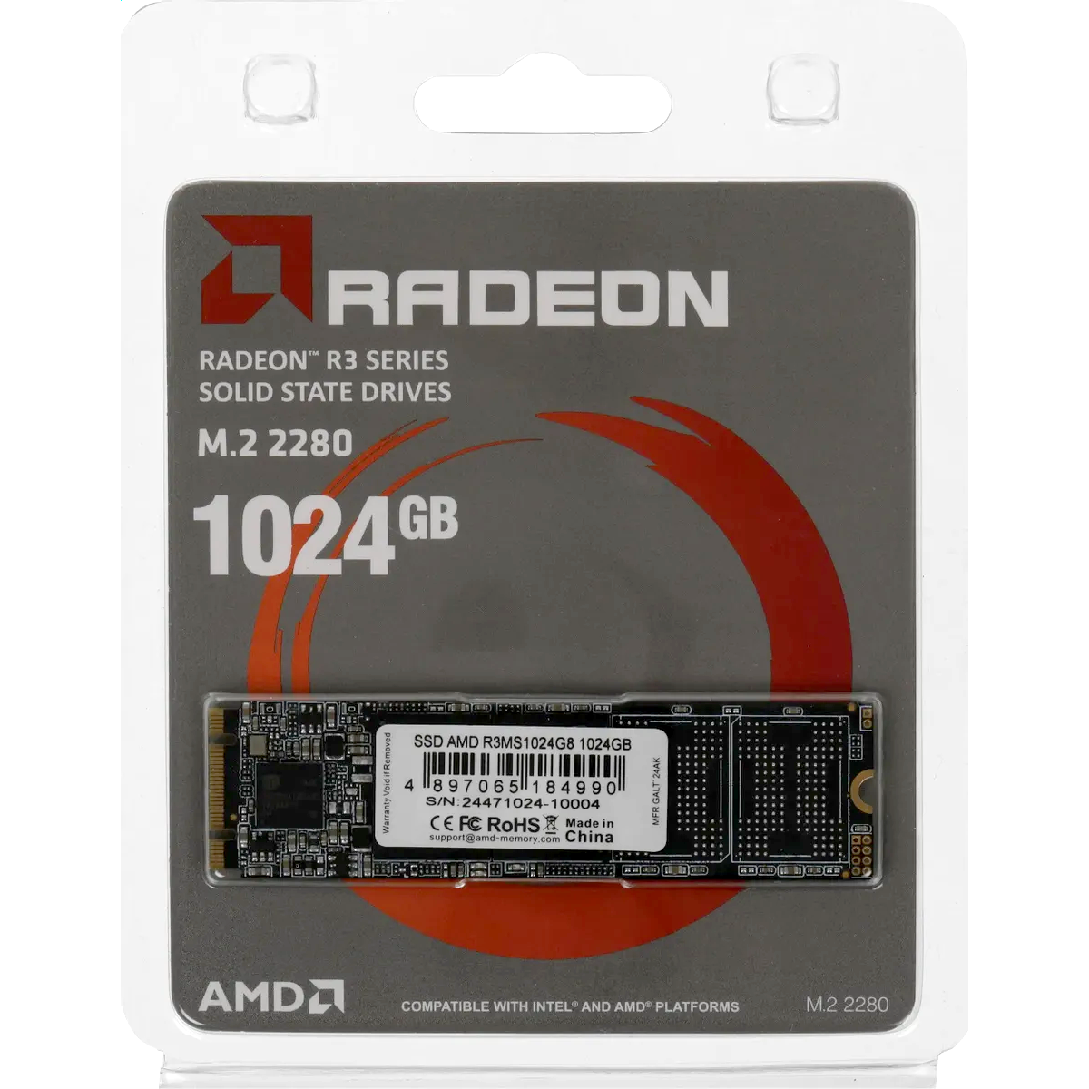 Накопитель SSD 1TB AMD R3 Series (R3MS1024G8) - фото 3