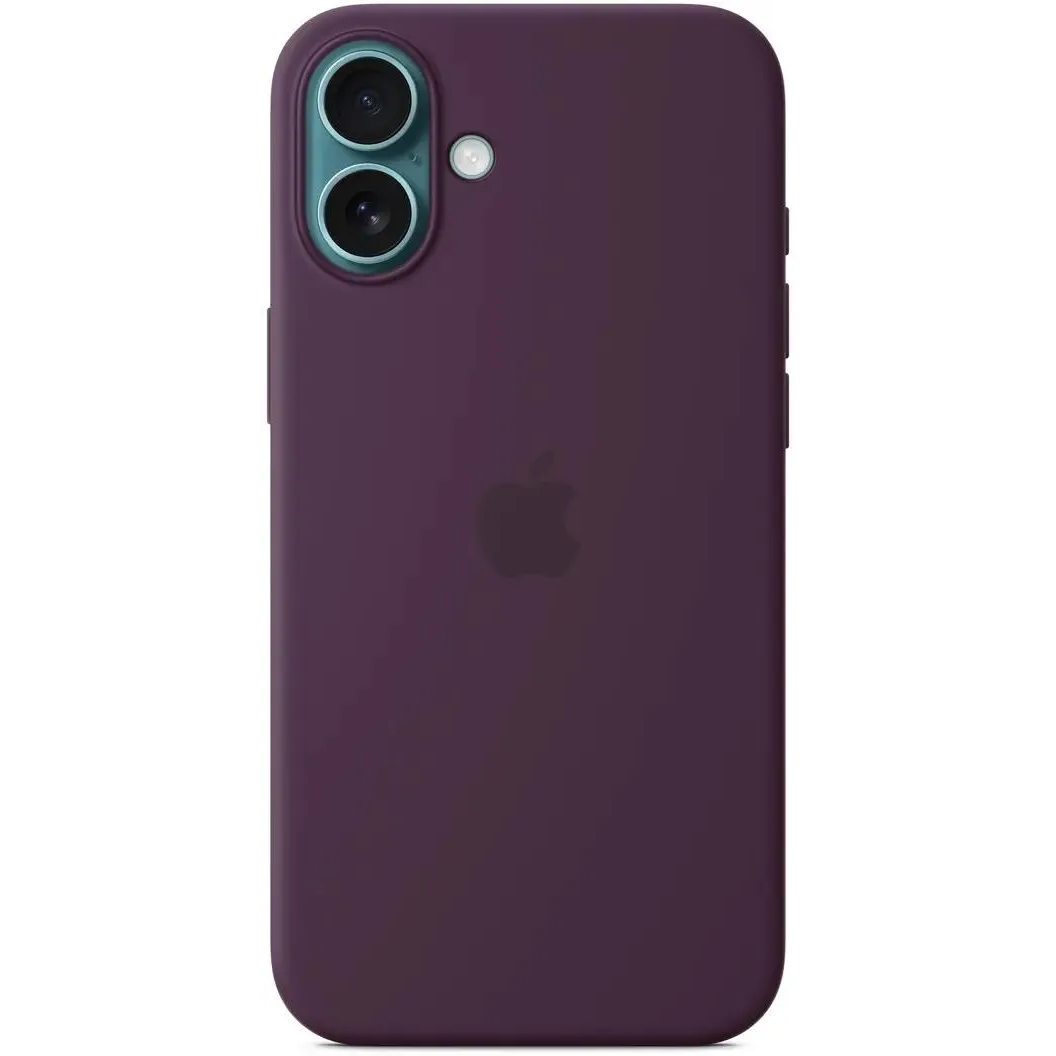 Чехол Apple iPhone 16 Plus Silicone Case with MagSafe Plum (MYYD3) - MYYD3ZM/A - фото 3