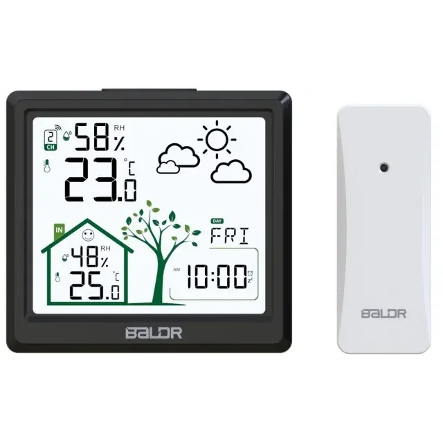 Метеостанция BALDR B0389WST2H2 Black